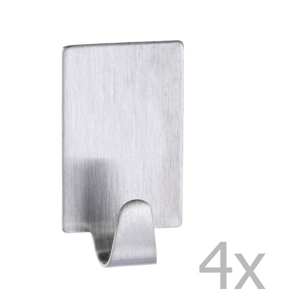 Set di 4 ganci in acciaio inox - Wenko-image-1