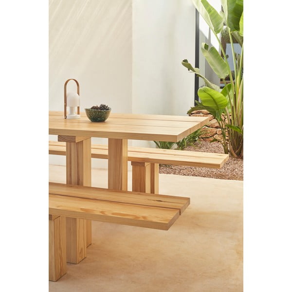 Tavolo da pranzo con piano in legno di pino 100x260 cm Banda - Teulat-image-2