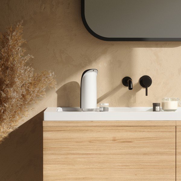 Dispenser di sapone in plastica bianca 325 ml Emperor - Umbra-image-3