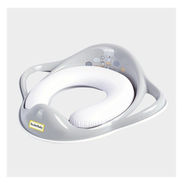 Sedile del water grigio per bambini - Rocket Baby-image-1
