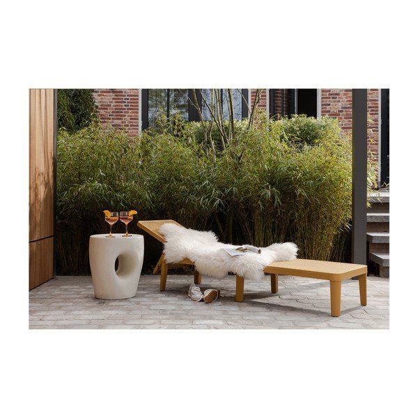 Tavolino da giardino rotondo in plastica ø 40 cm Mica – WOOOD-image-1