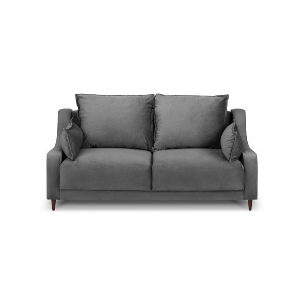 Divano in velluto grigio Freesia, 150 cm - Mazzini Sofas