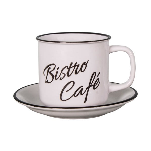 Tazza da espresso in gres bianco Bistro Café - Antic Line