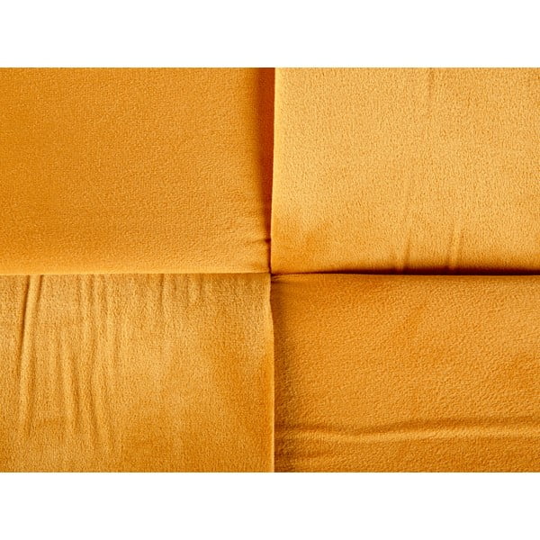 Sgabello in velluto color senape Weaved - Leitmotiv-image-3
