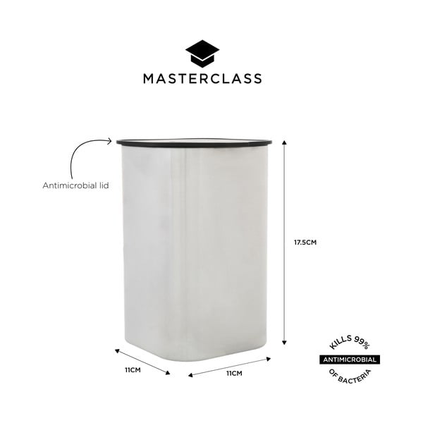Contenitore per alimenti in acciaio inox Masterclass - Kitchen Craft-image-2
