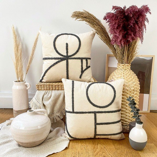 Set di 2 federe in cotone , 43 x 43 cm Mithra - Joynodes