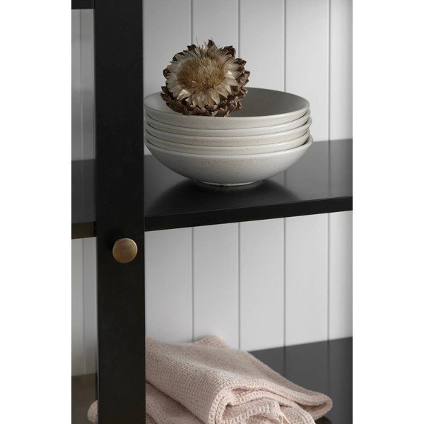 Vetrina nera in MDF 98x193x34 cm Wilma – Ellos Home-image-2