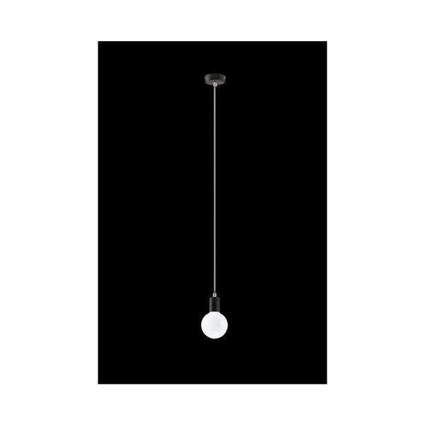 Lampada a sospensione grigia Bombilla - Sollux-image-2