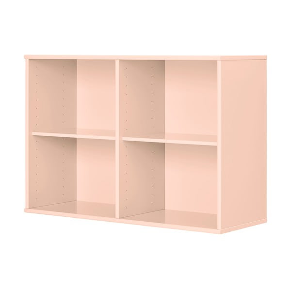 Libreria rosa chiaro da appendere 89x61x32,5 cm Mistral – Hammel Furniture-image-1