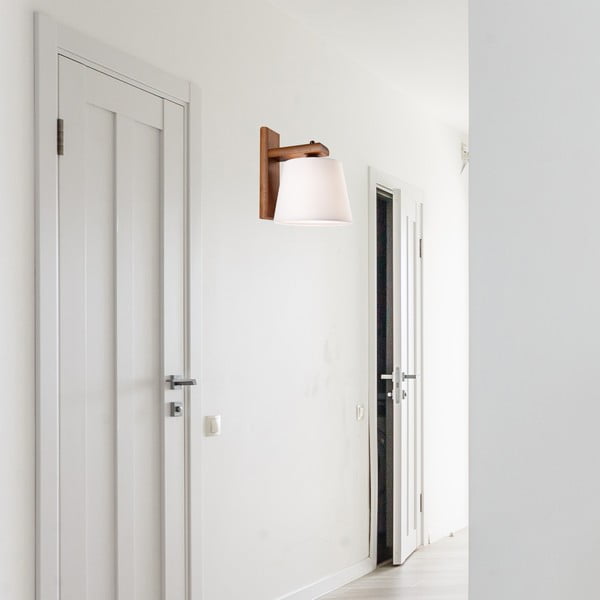 Lampada da parete marrone scuro ø 20 cm Aida - LAMKUR-image-2