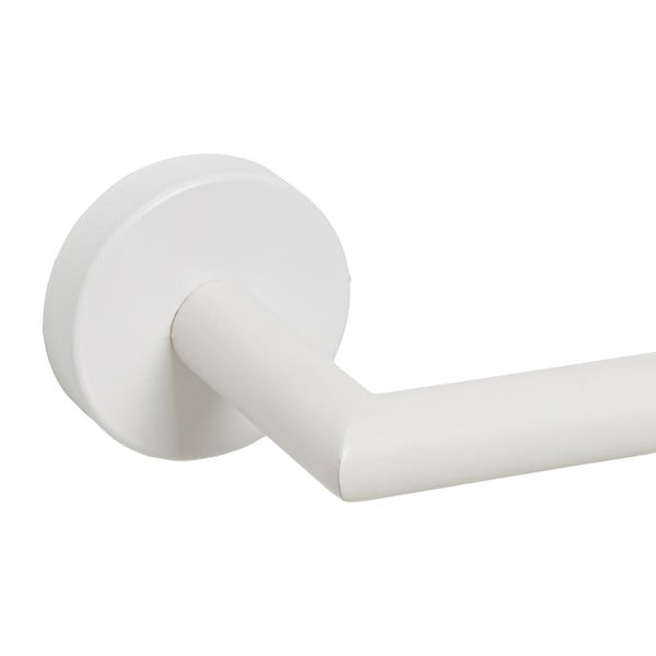 Porta carta igienica a parete in metallo bianco - Casa Selección-image-1