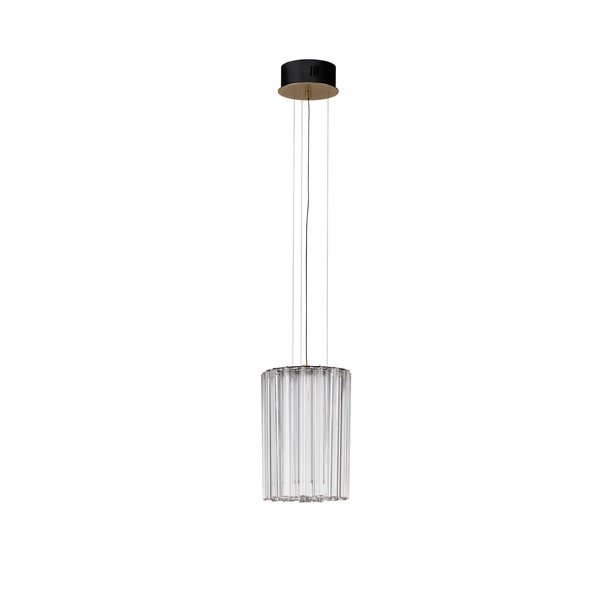 Lampadario LED color ottone in acciaio con intensità regolabile ø 22 cm Nol – Nova Luce
