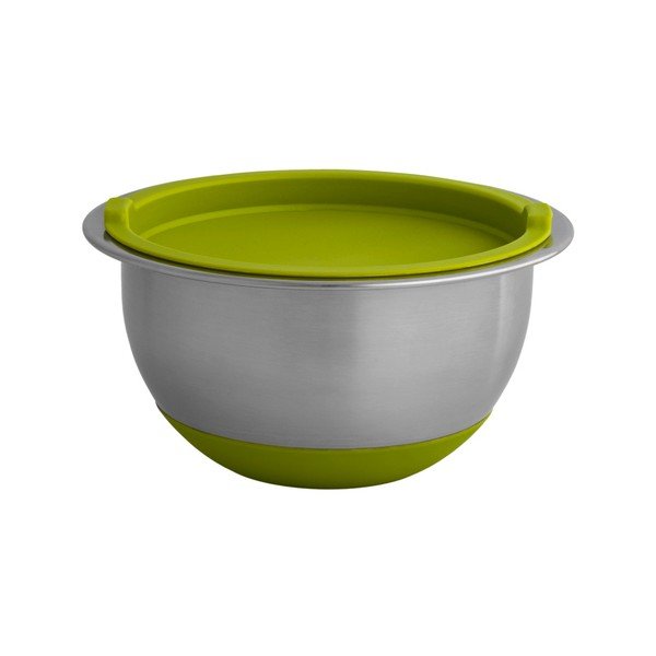Mísa se zeleným silikonovým víkem Brandani Bombetta, ⌀ 19 cm