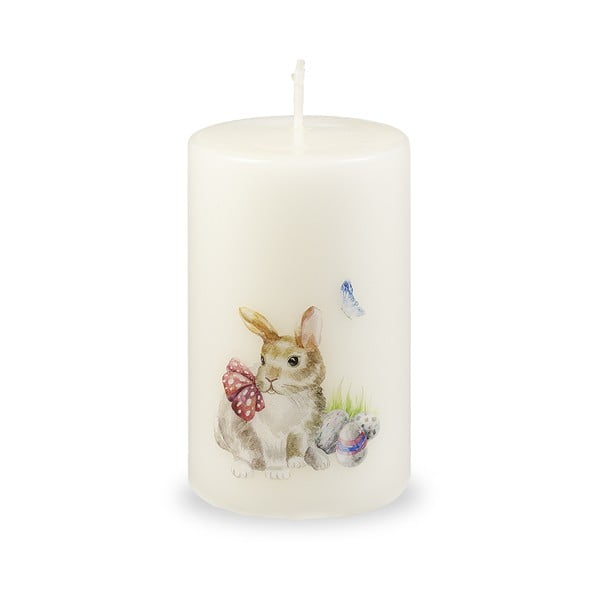 Candela bianca Easter Bunny, tempo di combustione 40 h Sweet Easter - Unipar-image-2