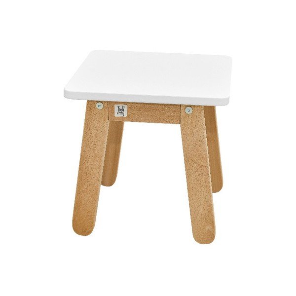 Sgabello bianco per bambini Woody - BELLAMY
