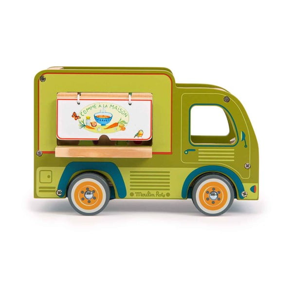 Auto di legno La Grande Famille Food Truck - Moulin Roty-image-1