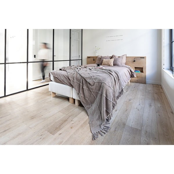 Copriletto in cotone marrone chiaro per letto matrimoniale 250x260 cm Sahara - Tiseco Home Studio-image-1