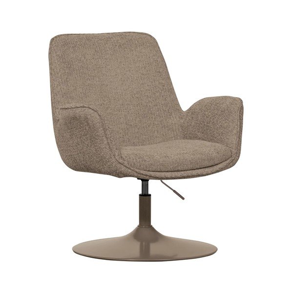 Poltrona beige con altezza del sedile regolabile Marten – WOOOD