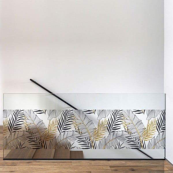 Adesivo per finestre 200x40 cm Classy Palm Leaves - Ambiance-image-4
