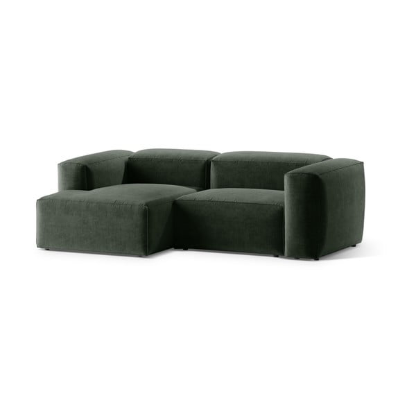 Divano angolare verde (con penisola a sinistra/con chaise lounge) Bergamo – Cosmopolitan Design-image-2