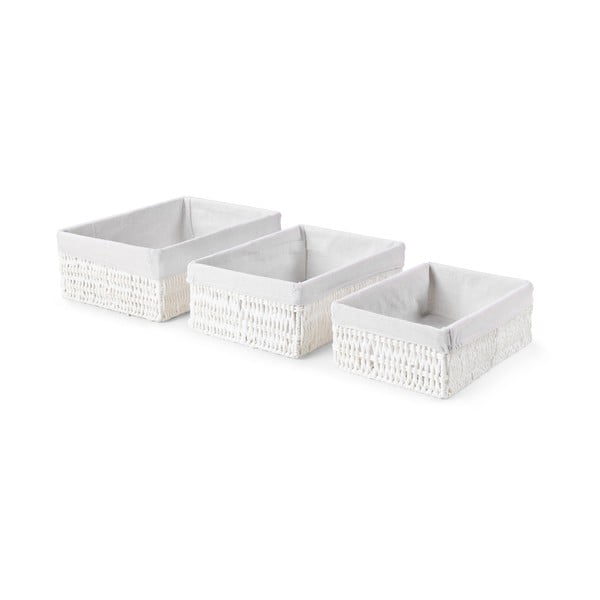 Cestini di paglia in set da 3 - Compactor