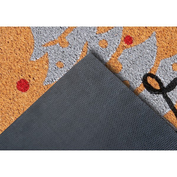 Zerbino in fibre di cocco a tema Natale 40x70 cm Silver Christmas – Hanse Home-image-4