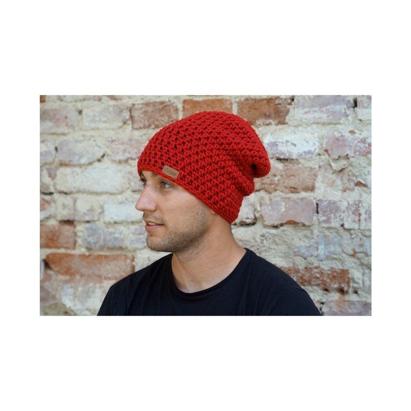 Cappello rosso fatto a mano all'uncinetto Mary B Mary B. - DOKE-image-4