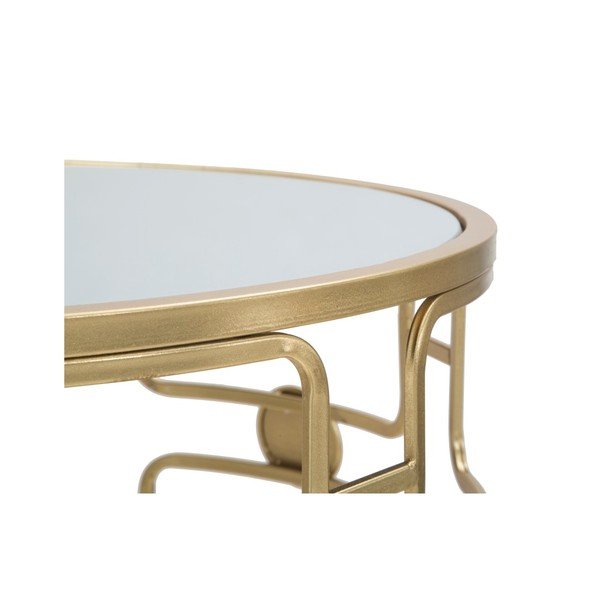 Set di 2 tavolini in oro Coppia - Mauro Ferretti-image-1