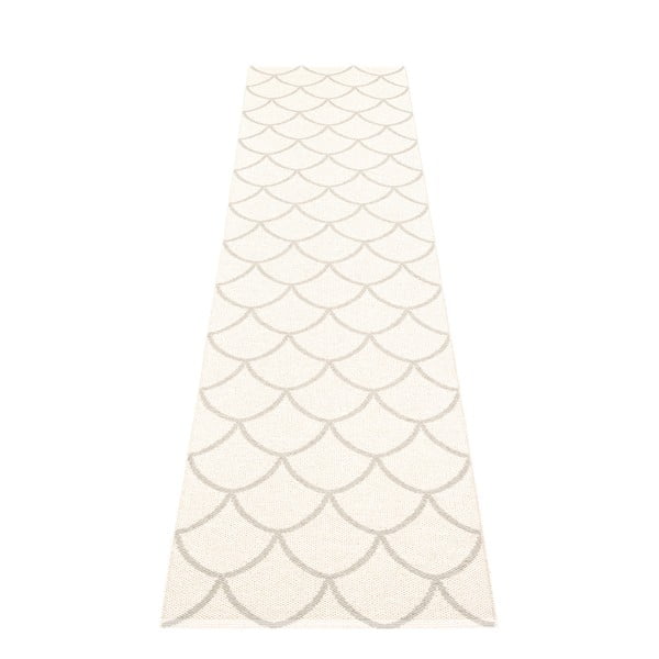 Passatoia da interno/esterno color crema 70x300 cm Kotte Linen – Pappelina-image-2