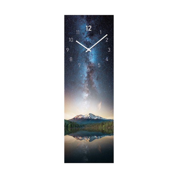 Orologio da parete in vetro Milky way - Styler