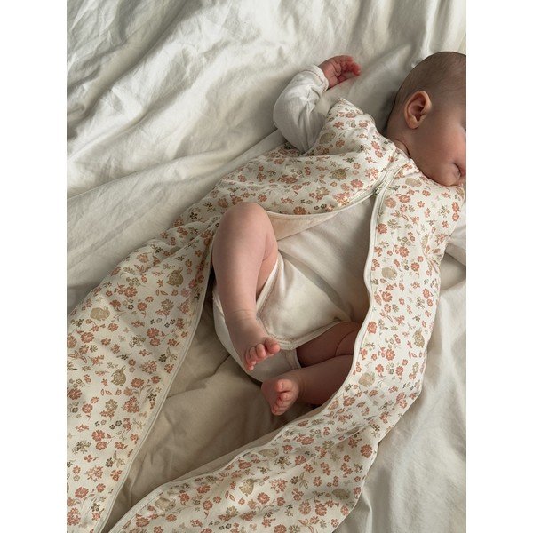 Sacco nanna beige in cotone organico 40x77 cm Augusta – Cam Cam Copenhagen-image-1