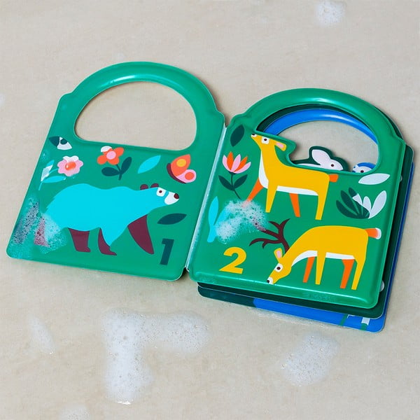 Giocattolo interattivo Colour changing bath book Woodland - Rex London-image-1