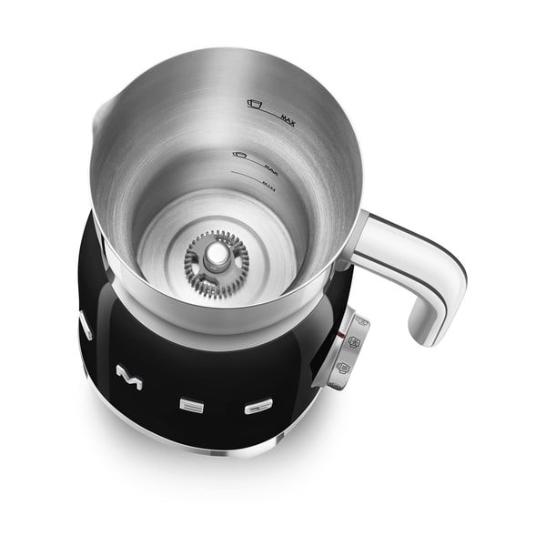 Frullino elettrico nero per latte Retro Style - SMEG-image-2