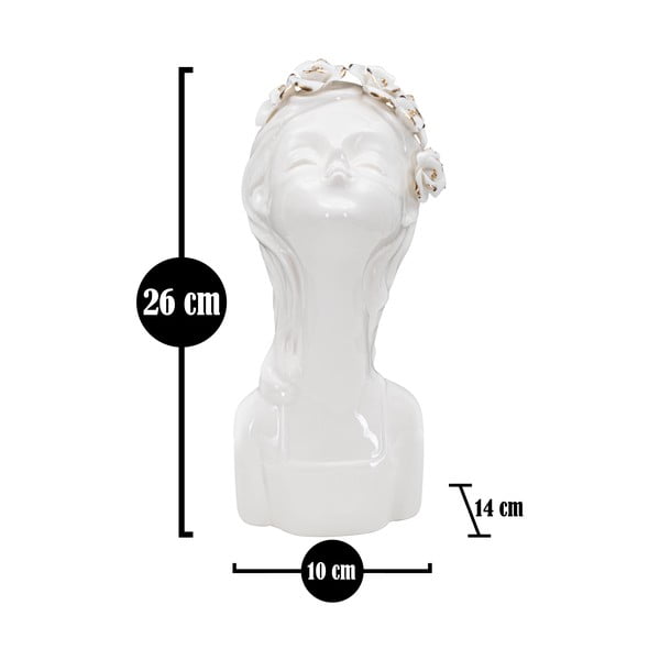 Vaso in porcellana bianca Young Lady - Mauro Ferretti-image-3