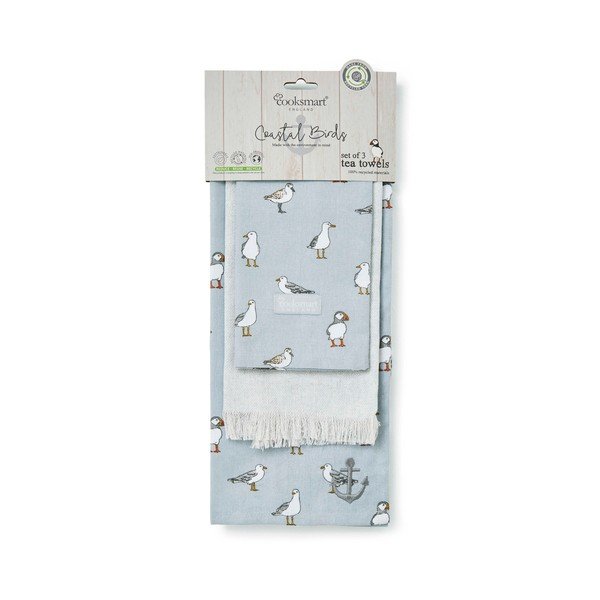 Set di strofinacci 3 pz 45x65 cm Costal Birds – Cooksmart ®
