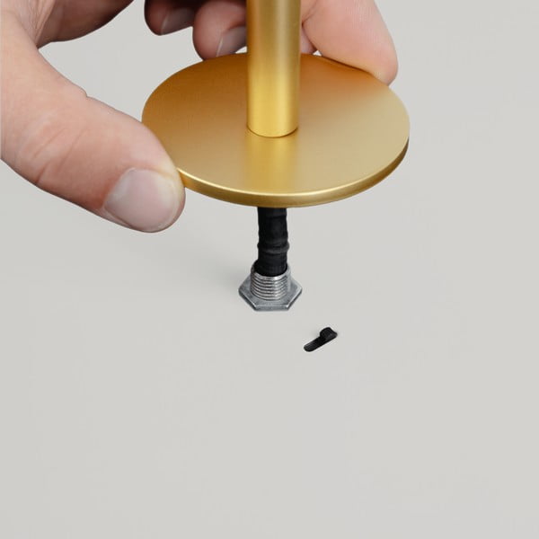 Lampadario LED grigio chiaro in metallo con paralume in metallo con intensità regolabile ø 31 cm Asteria Plus – UMAGE-image-4