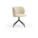 Sedia da pranzo beige in imbottito Mogi – Teulat