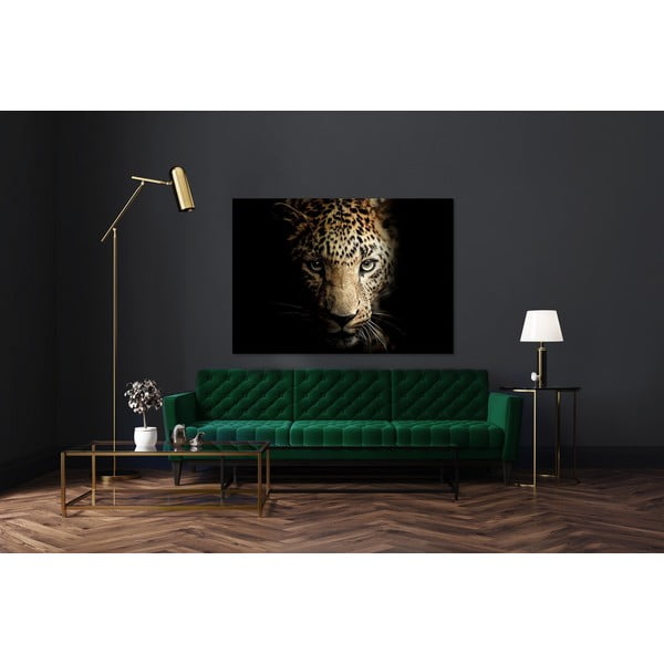 Dipinto su vetro 100x70 cm Leopard - Styler-image-2
