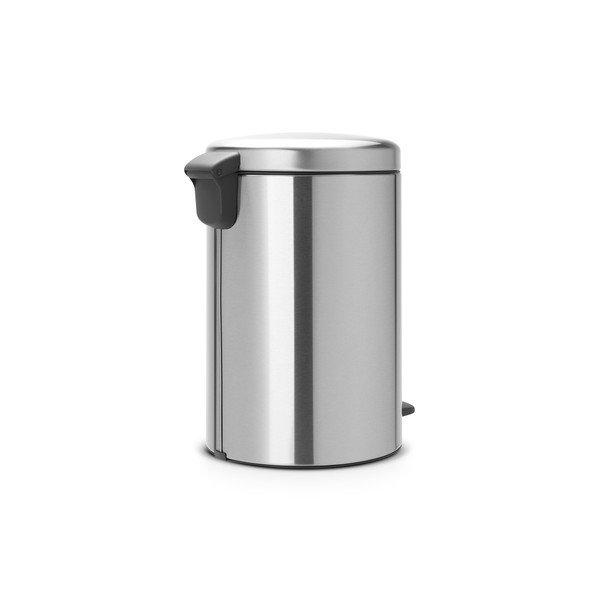 Cestino per la spazzatura color argento opaco in acciaio con pedale 20 l NewIcon – Brabantia-image-3