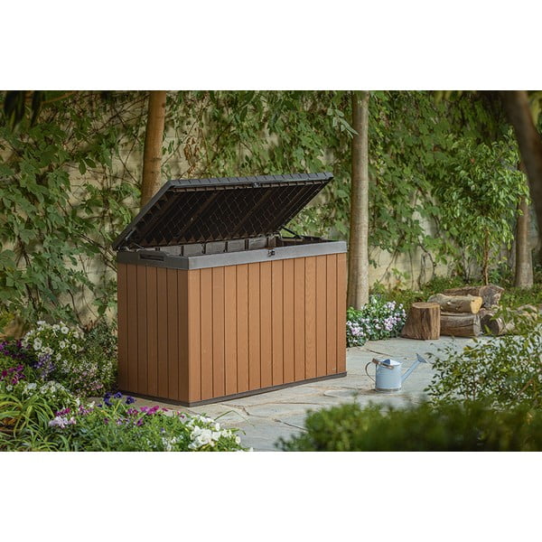 Contenitore da giardino in plastica marrone Darwin - Keter-image-1