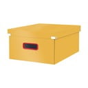 Scatola di cartone giallo con coperchio 48x37x20 cm Click&Store - Leitz