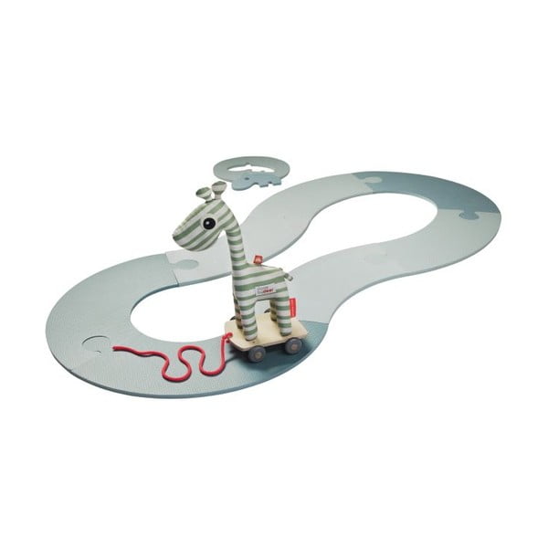 Modrá pěnová hrací podložka Done by Deer