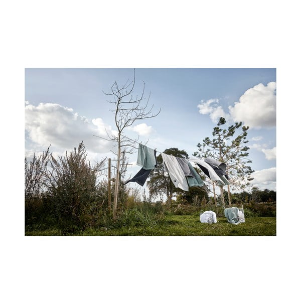 Asciugamano in cotone verde-grigio 100x50 cm Classic - Zone-image-1