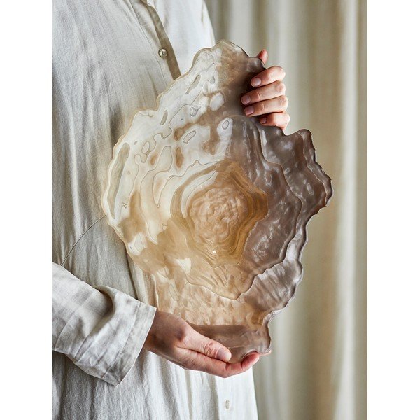 Ciotola decorativa in vetro 29x38 cm Aiku – Bloomingville-image-1