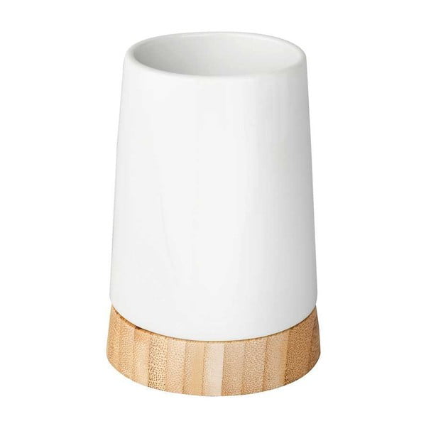 Set di accessori da bagno bianco in ceramica Bamboo - Wenko-image-3