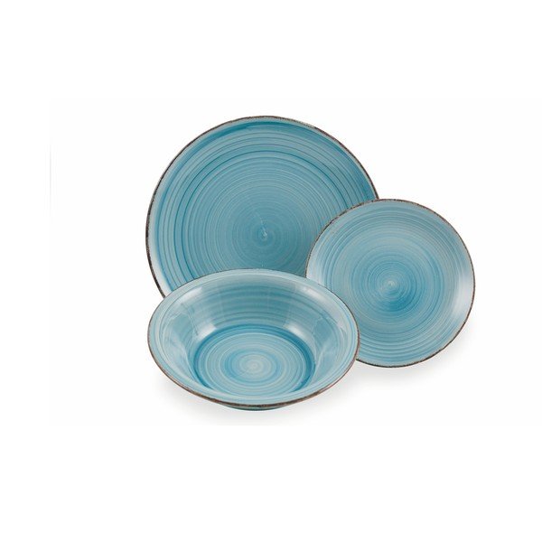 Set di piatti in gres blu da 18 pezzi Ocean Sh of Ocean - VDE Tivoli 1996-image-2