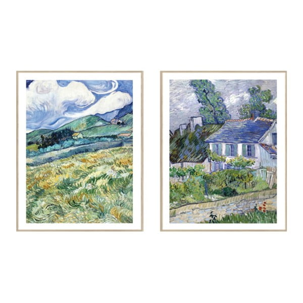 Set di dipinti - replica 2 pz 30x40 cm Van Gogh – knor