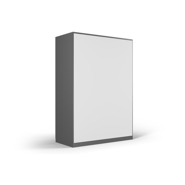 Armadio grigio scuro con specchio e ante scorrevoli 151x215 cm Lisburn - Cosmopolitan Design-image-4