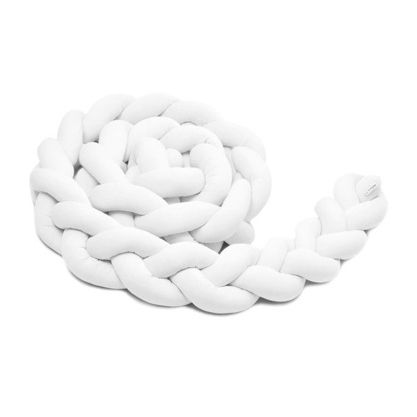 Mantella in maglia di cotone bianco, lunghezza 220 cm - T-TOMI