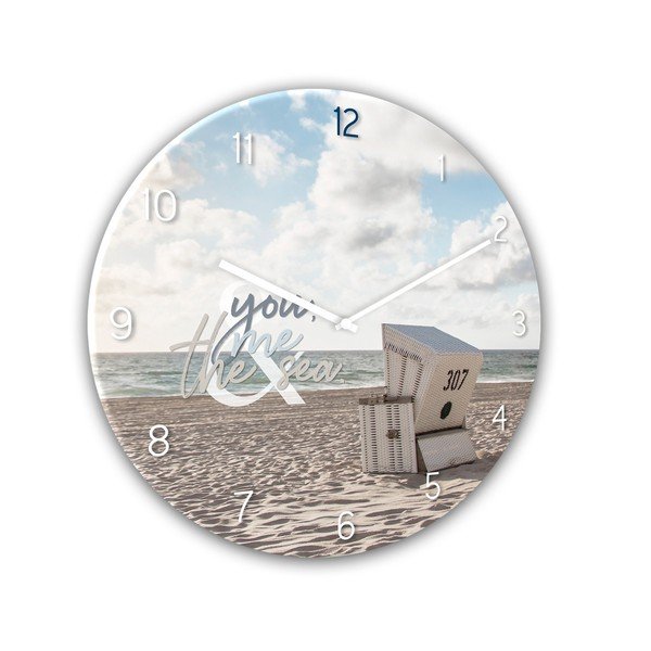 Orologio da parete in vetro The Se, ø 30 cm The Sea - Styler-image-2
